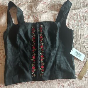 Reformation Amara Corset Top